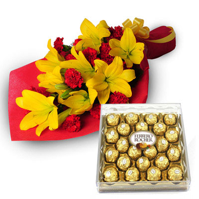 Deliver Mother's Day Flowers and Cakes to Chennai